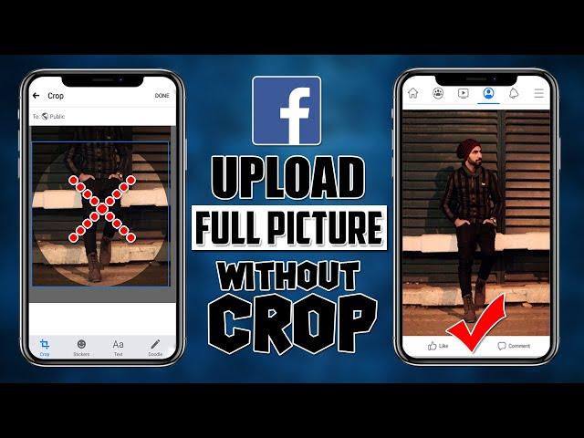 How To Upload Full Size Profile Picture On Facebook | Upload Full Dp on Fb Without Crop 2021