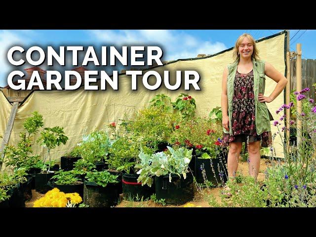 She Learned to Garden in a Cult  | Container Garden Tour