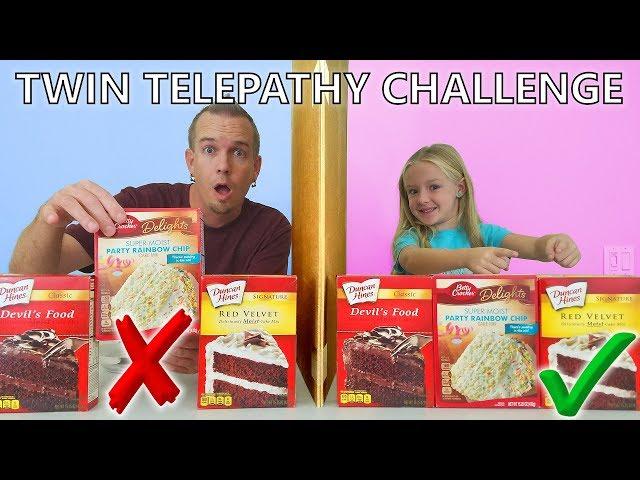 Twin Telepathy Cake Challenge!