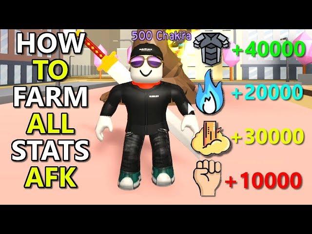 How to Farm Stats AFK Anime Fighting Simulator Roblox Level up Fast Quick and Easy!