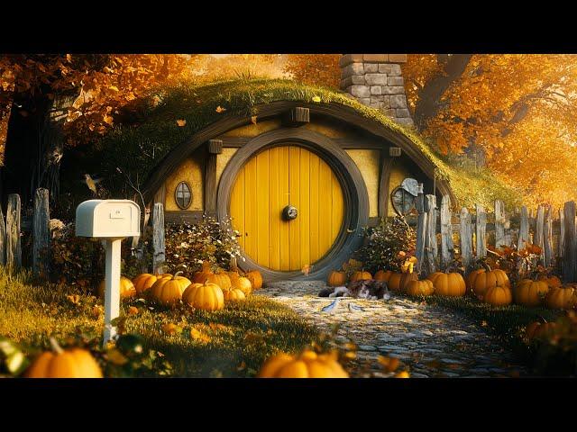 Hobbit's Autumn in the Shire  Falling Leaves ◈ Magical Ambience/Soft music ~ Cozy Autumn