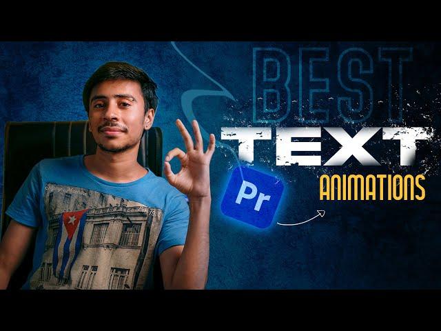 Best NEW Text/Title Animations in Premiere Pro | No Plugin in hindi