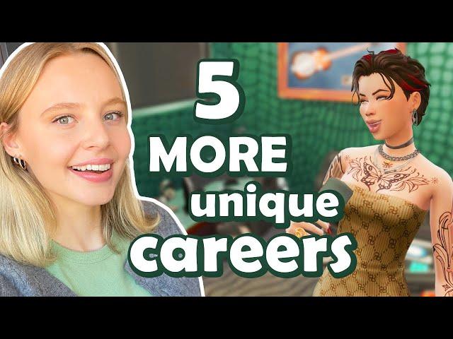 5 more UNIQUE careers to play in The Sims 4 (no mods!)