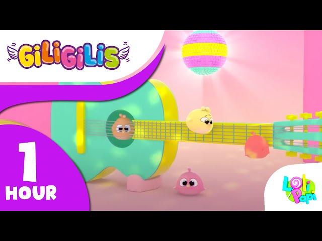 Giligilis ⭐️ 1 HOUR for Kids | Cartoons & Baby Songs | Toddler for Kids to Learn Music