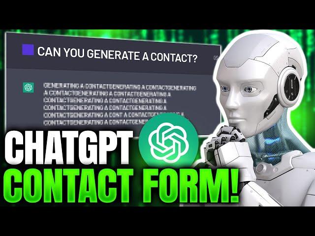 I Improved ChatGPT's Contact Form