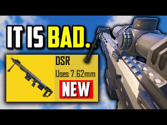 I TRIED THE NEW DSR SNIPER!! | PUBG Mobile