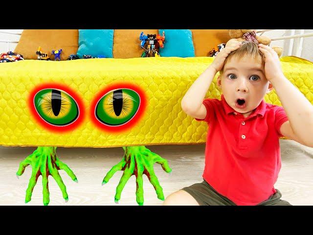 Monsters Under the Bed Song  | Nursery Rhymes & Kids Songs