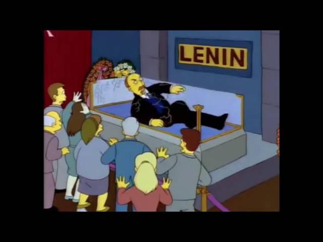 Lenin is young again!!! (The Simpsons)