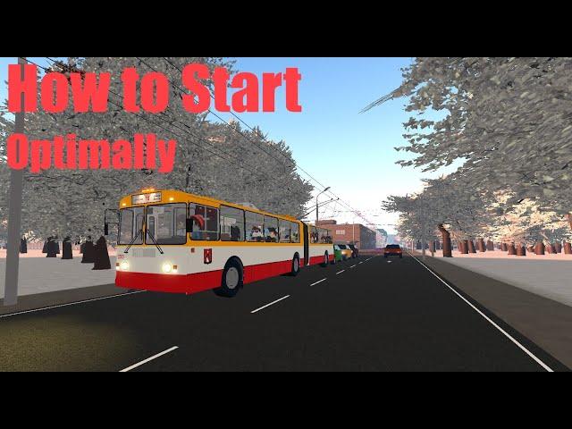 How to Start Optimally | Roblox | OSVed's Trolleybuses place (TRP 2.0) | #10