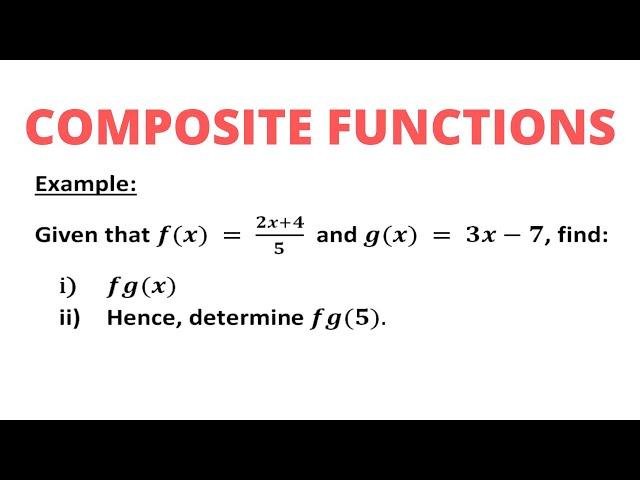 Composite Functions