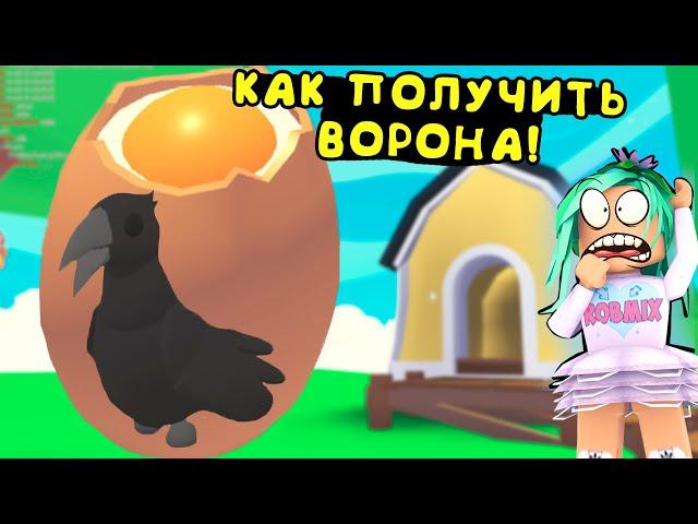 КАк получить ВОРОНА в адопт ми! Питомцы в игре adopt me roblox. Трейды на ворона в адопт ми