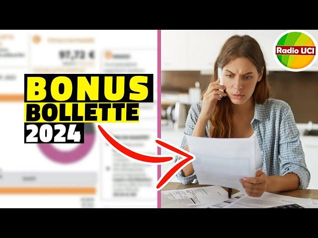 BONUS SOCIALI 2024 A CHI SPETTA IN BOLLETTA