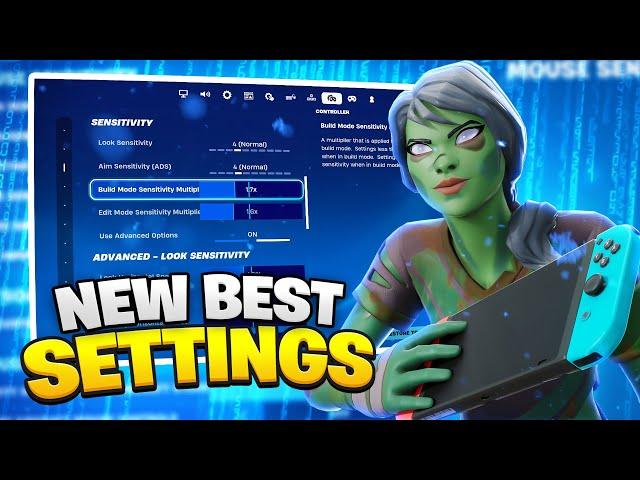 *NEW* BEST Nintendo Switch SETTINGS & Sensitivity For Fortnite Chapter 5!