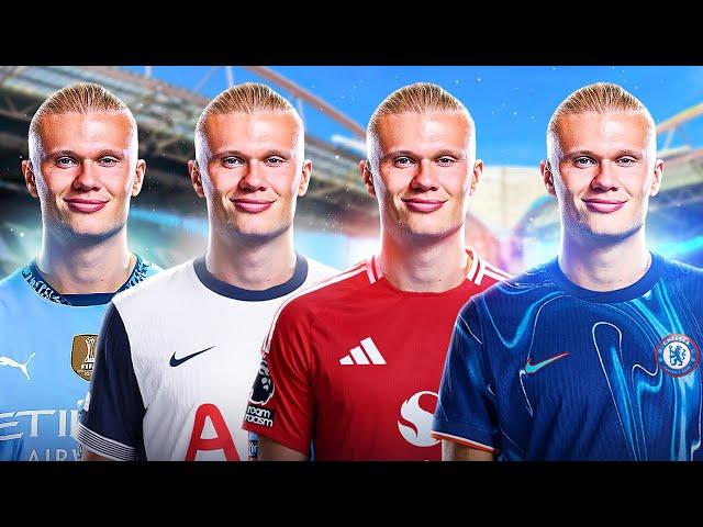 I Made Erling Haaland Play For Other Premier League Clubs!