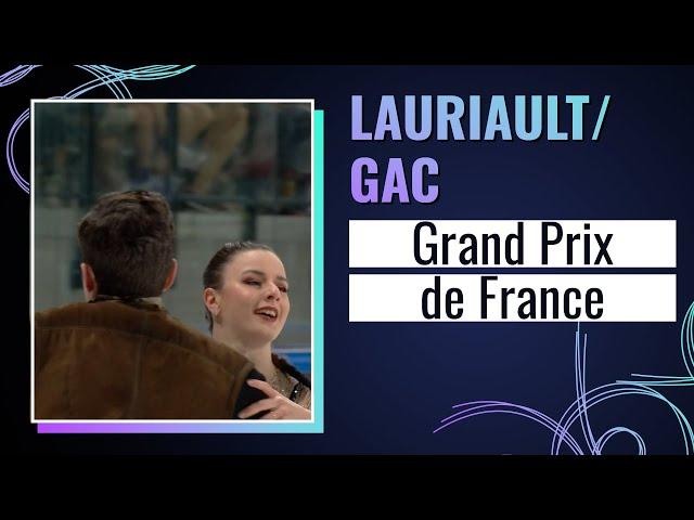 LAURIAULT / GAC (CAN) | Ice Dance Free Dance | Grand Prix de France 2024 | #GPFigure