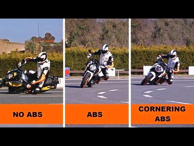 KTM - ABS and Cornering ABS Explained | Motorcycle Stability Control