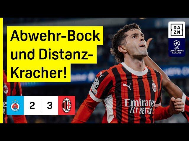 Komplett wilde Schlussphase: Slovan Bratislava - AC Milan | UEFA Champions League | DAZN Highlights