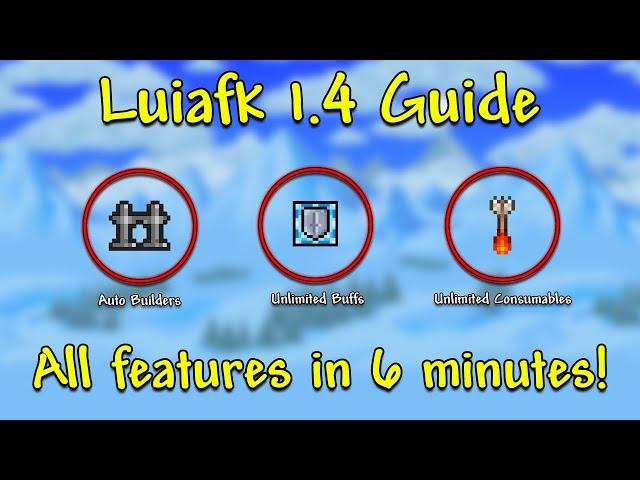 How to use Luiafk Terraria 1.4 Port...