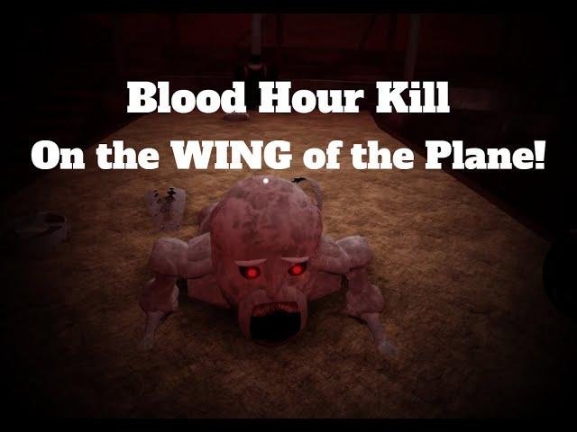 Blood Hour Kill on the Plane Wing! - The Rake Fan Remake (Roblox)