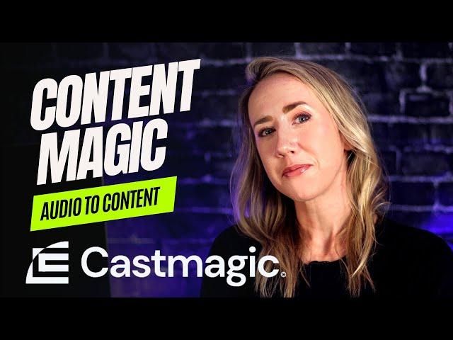 Create Content Like Magic with AI // Castmagic Review