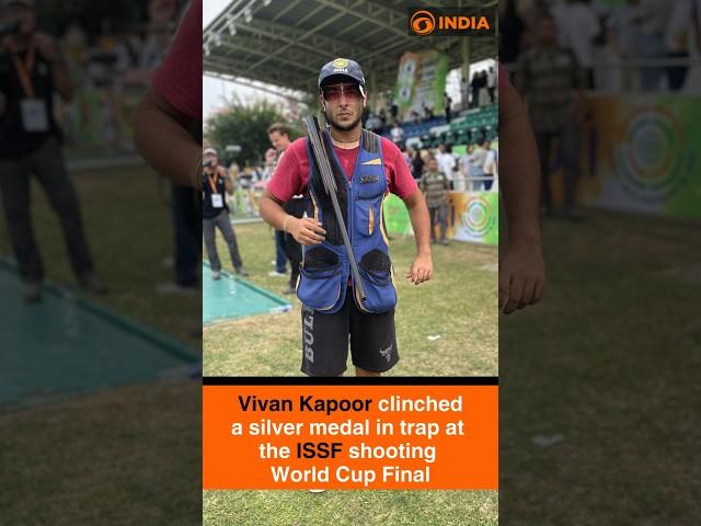 Vivan Kapoor clinched a silver medal in trap at the ISSF shooting World Cup Final