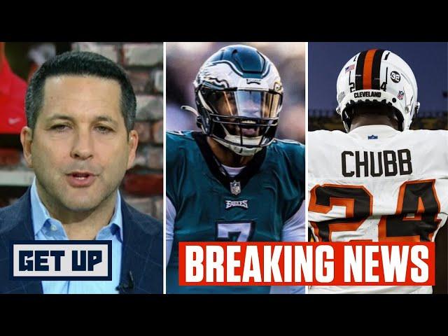 GET UP | Adam Schefter' latest update on NFL trade deadline: Nick Chubb to Cowboys, Reddick to Lions