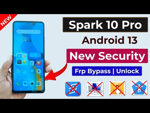 New Security-Tecno Spark 10 Pro (K17) Frp Bypass Without PC | Google Account  Bypass Spark 10 Pro