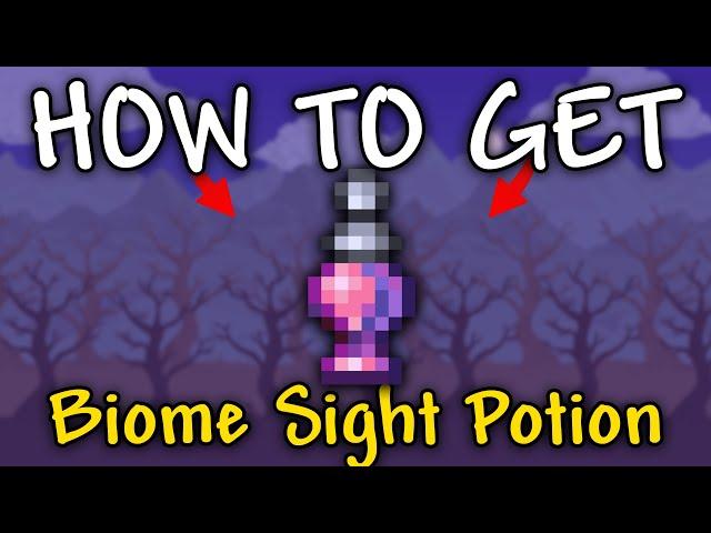 How to get Biome Sight Potion in terraria | Biome Sight Potion guide