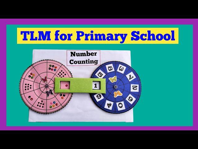 TLM for Primary School/How to make Number Counting TLM/Maths Counting TLM/Teaching Learning Material