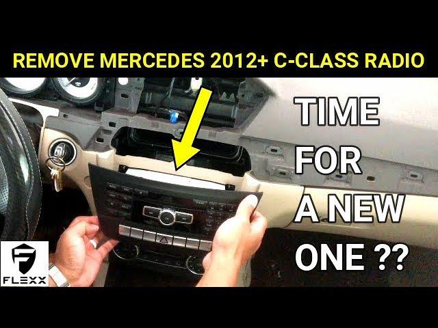 MERCEDES HOW TO: REMOVE 2012+ C-CLASS W204 STEREO RADIO