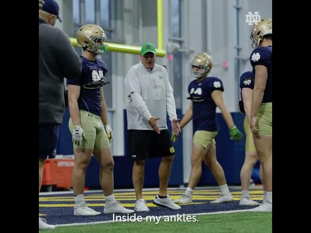 Mike Denbrock is BACK (and ~Mic'd Up~) | Notre Dame Football