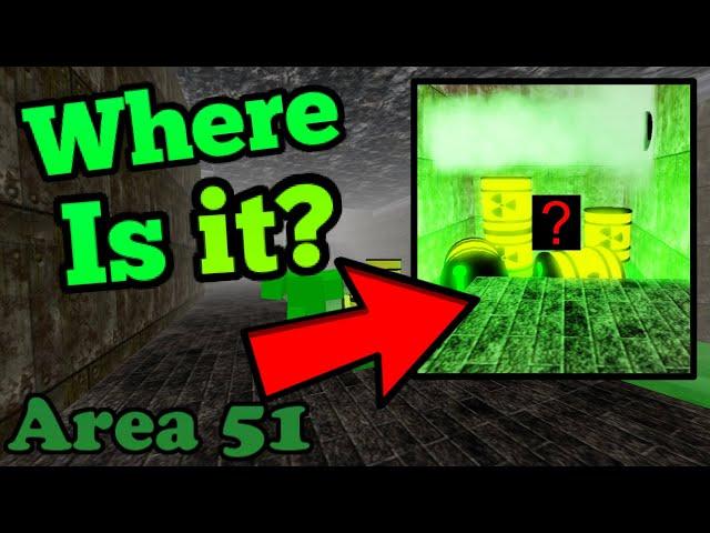 The Unsolved Mystery of the Toxic Maze, Roblox Area 51