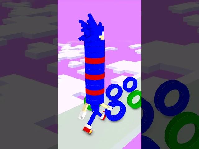 LONG Neck Run CHALLENGE with Sonic #shorts