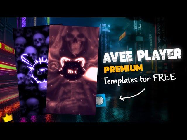 Avee Player Premium Trending Templates  & Editing Process 