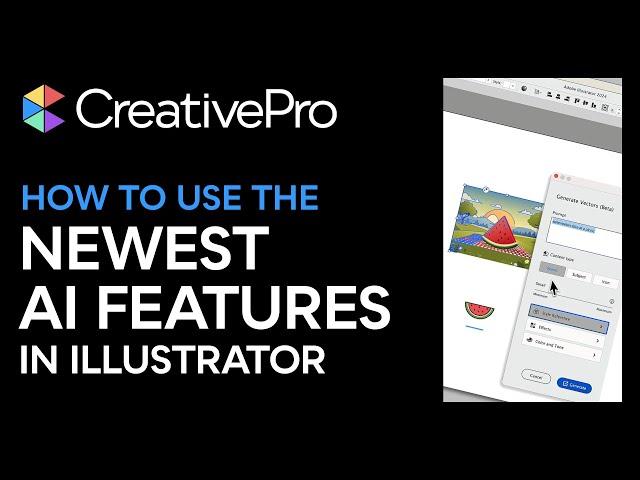 Event Sneak Peek: Using the New AI Features in Illustrator (Video Tutorial)