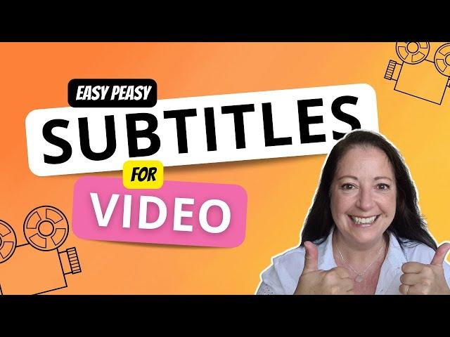 How I Add SUBTITLES TO VIDEO Online Automatically!