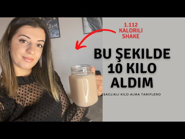 KİLO ALMA GARANTİLİ   - Kilo aldıran smoothie Tarifi - Kilo almanın yolları ️