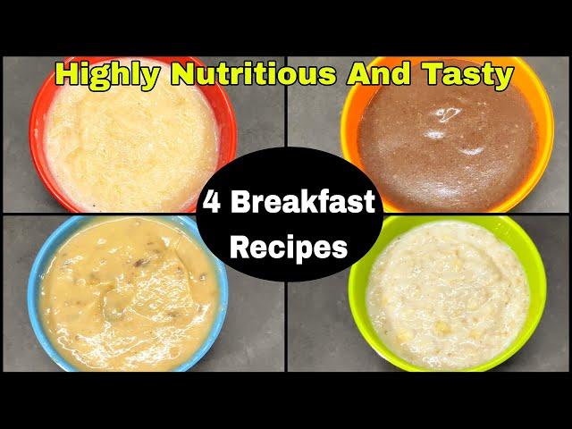 Baby Food Recipes For 6 Months To 3 Years | Breakfast Recipes For Baby | Healthy Food Bites