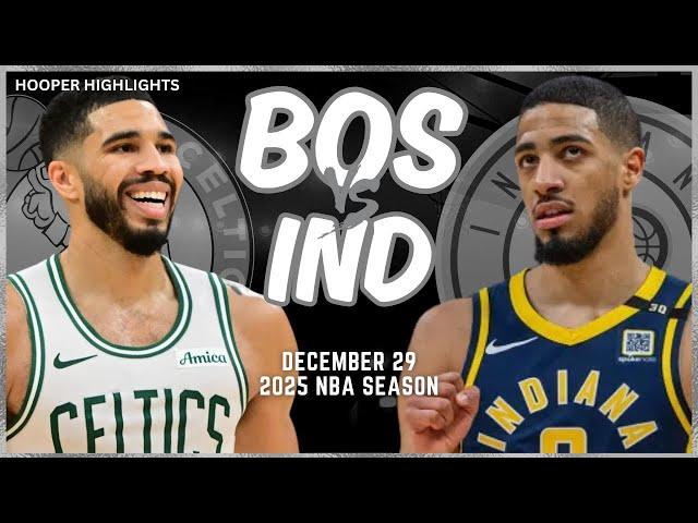 Boston Celtics vs Indiana Pacers Full Game Highlights | Dec 29 | 2025 NBA Season