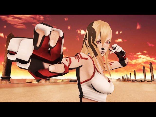 No More Heroes: Jeane Boss Fight / Slowed Down Speech (Dolphin 4K 60fps)