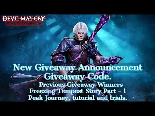 Devil May Cry Peak of Combat DMC POC | Dante Freezing Tempest Story & Events | Giveaway Announcement