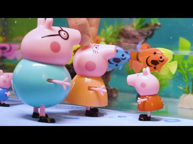 Peppa Pig Official Channel | Peppa At The Aquarium | Cartoons For Kids | Peppa Pig Toys