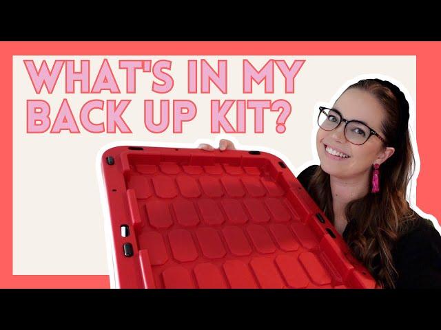 What's in My Back-Up Kit