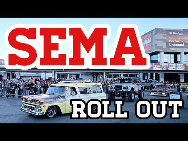 SEMA 2024 - SEMA CRUISE - ROLLOUT OF THE CARS AT LAS VEGAS CONVENTION CENTER