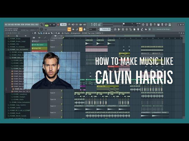 FL Studio 20 | How To Make Music Like Calvin Harris | FREE FLP | LINK IN DESCRIPTION