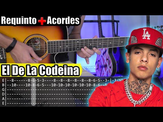 El De La Codeina - Natanael Cano - Requinto + Acordes | TABS | Tutorial Guitarra