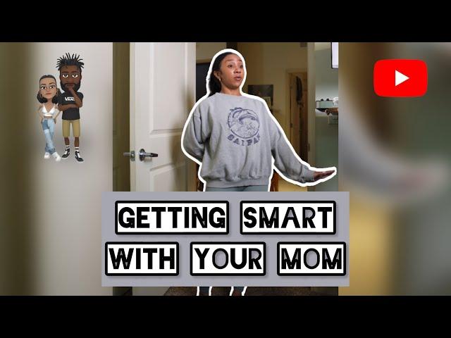 When you get smart with your Mom ‍️ #comedy #theclassiiics #funny #mom #dad #parents #kids