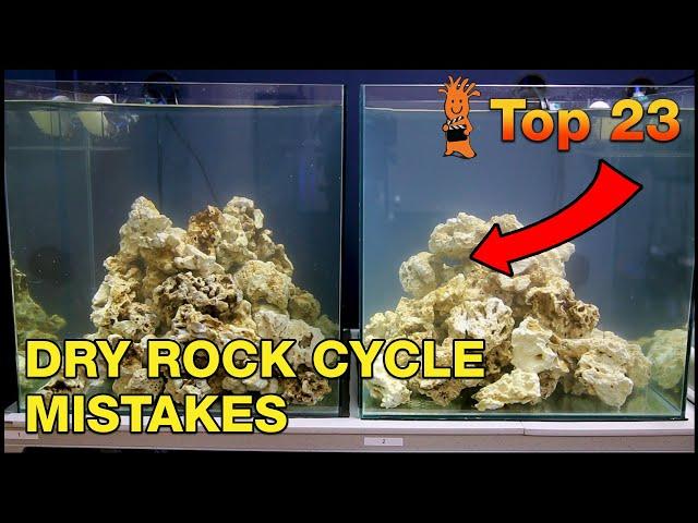 Cycling a reef tank with dry rock and want to do it right? Top 23 reasons it may FAIL.