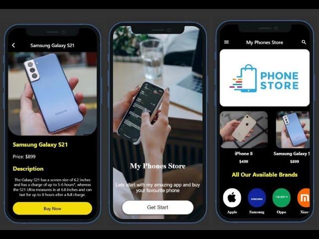 Flutter-Based Phone Store App: Simplifying Your Shopping Experience