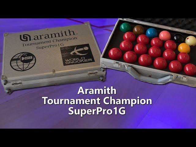 Your own set of snooker balls - Aramith Tournament Champion SuperPro 1G